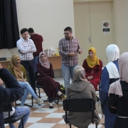 Palestine Polytechnic University (PPU) - تدريبات تميز الخليل في جامعة بوليتكنك فلسطين حول القيم الشخصية، إحترام الذات، إحترام الأخرين مع المدرب أحمد ديرية