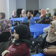 Palestine Polytechnic University (PPU) - فريق تميز الخليل في جامعة بوليتكنك فلسطين ينظم جولة في المركز الكوري الفلسطيني في الخليل بالإضافة الى ورشة عمل " العمل عن بعد " من خلال شركة " Mena alliances ".