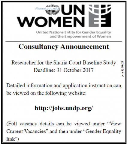 Palestine Polytechnic University (PPU) - Consultancy Announcement - UN Women